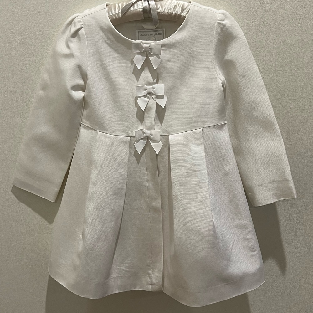 Janie and Jack Dress Car Coat Size 4